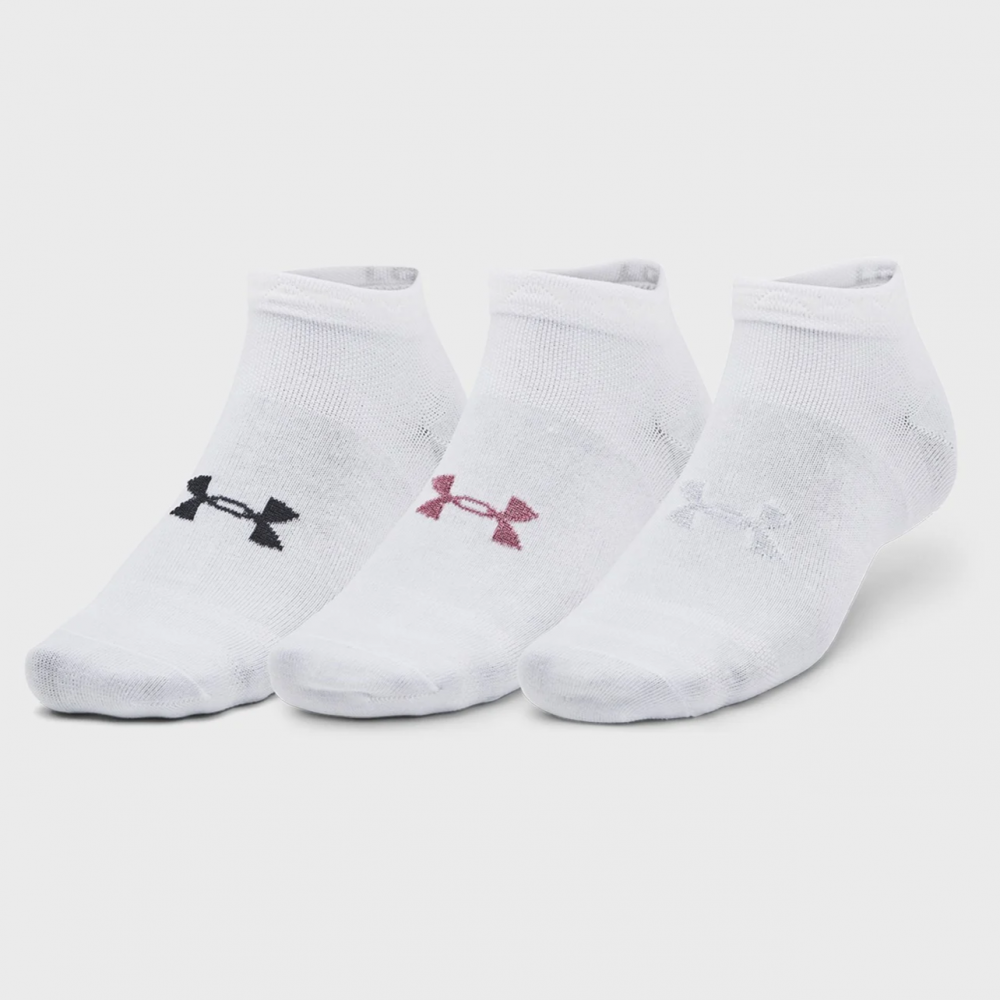 Шкарпетки спортивні Under Armour Essential Low Cut Socks 3 пари (1382958-100)
