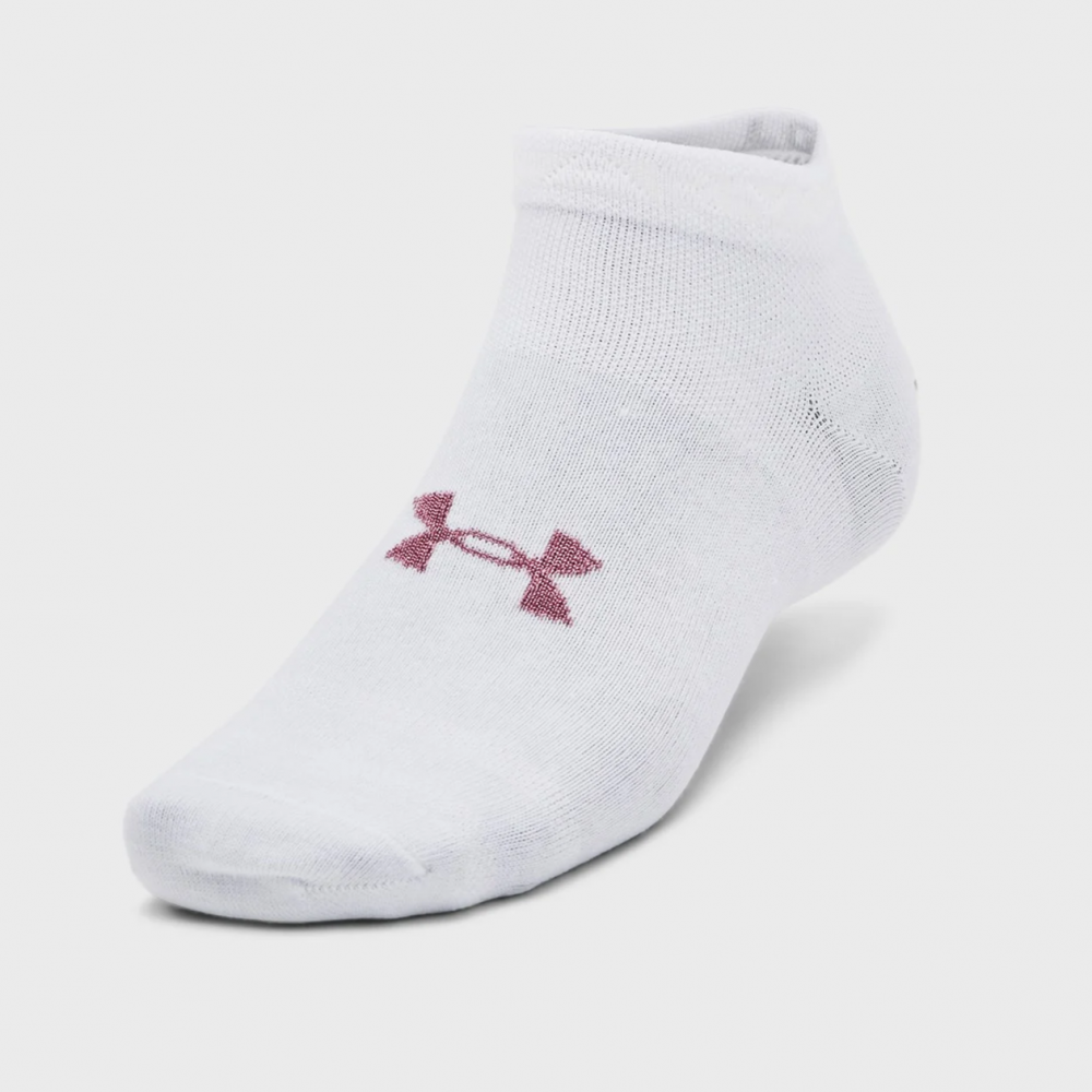 Шкарпетки спортивні Under Armour Essential Low Cut Socks 3 пари (1382958-100)