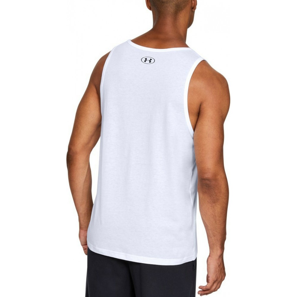 Майка чоловіча спортивна Under Armour Men's Sportstyle Logo Tank (1329589-101)