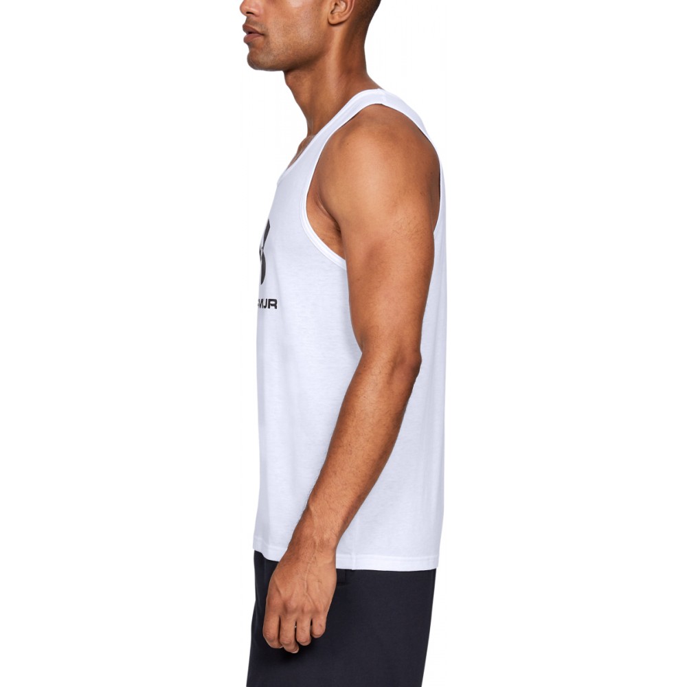 Майка чоловіча спортивна Under Armour Men's Sportstyle Logo Tank (1329589-101)