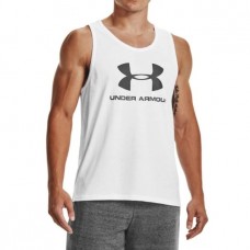 Майка чоловіча спортивна Under Armour Men's Sportstyle Logo Tank (1329589-101)