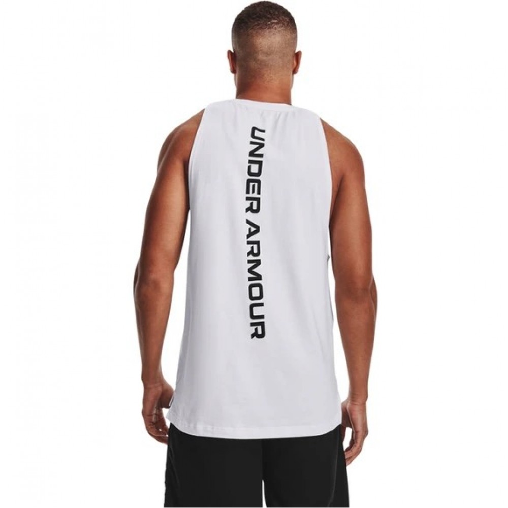 Майка баскетбольна Under Armour Men's Baseline Cotton Tank (1361901-100)