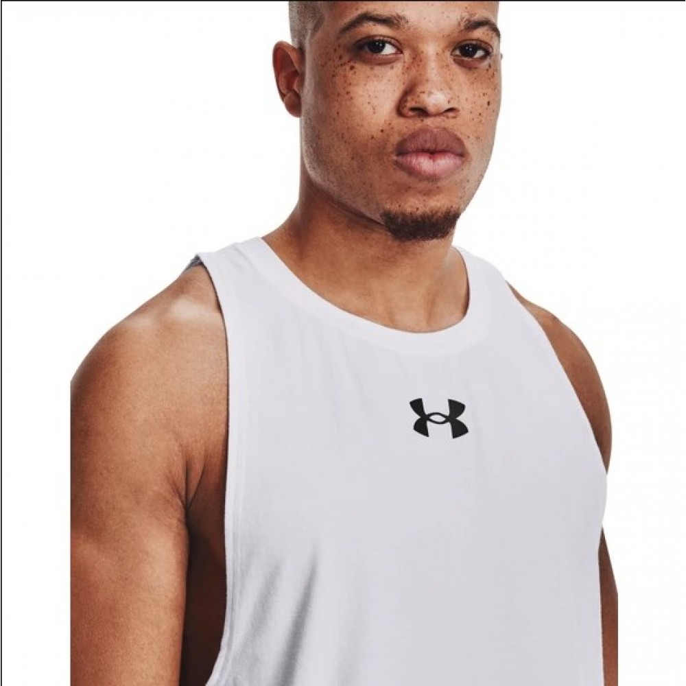 Майка баскетбольна Under Armour Men's Baseline Cotton Tank (1361901-100)