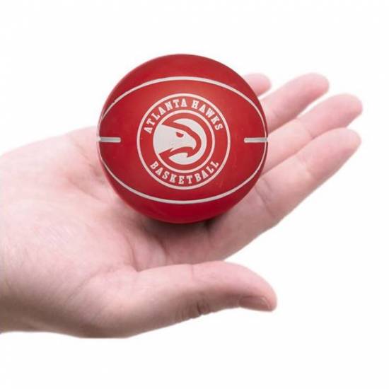 Міні-м'яч баскетбольний для дриблінгу Wilson NBA Dribbler Atlanta Hawks 6 см (WTB1100PDQATL)