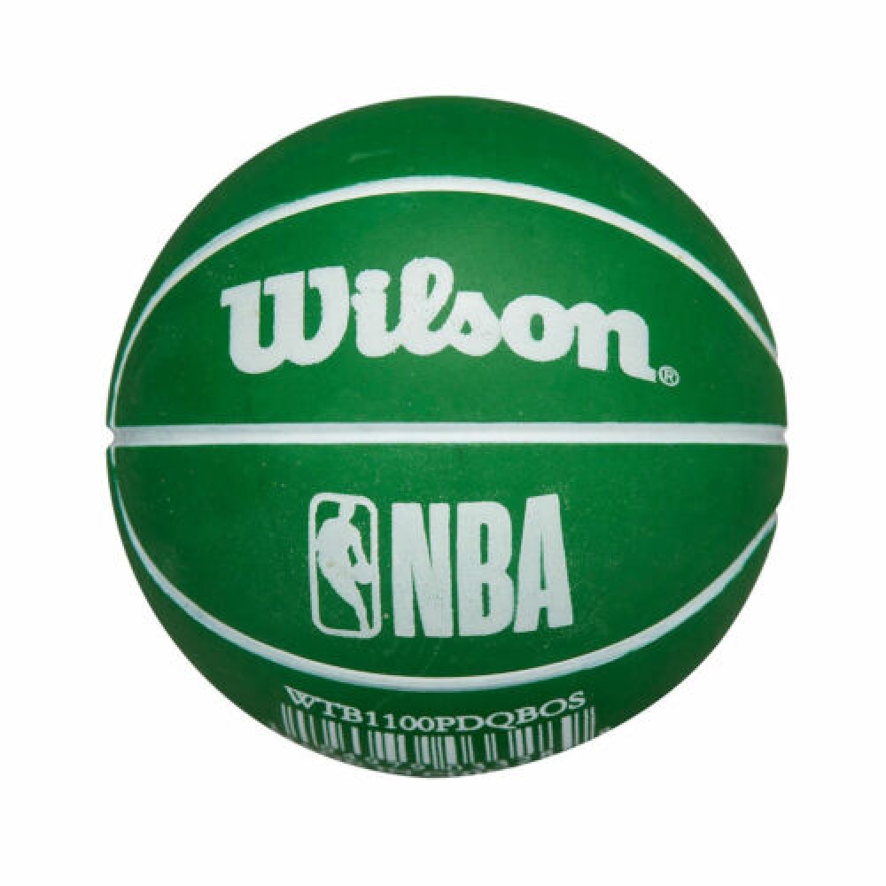 Міні-м'яч баскетбольний для дриблінгу Wilson NBA Dribbler Boston Celtics 6 см (WTB1100PDQBOS)