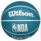 Міні-м'яч баскетбольний для дриблінгу Wilson NBA Dribbler Charlotte Hornets 6 см (WTB1100PDQCHA)