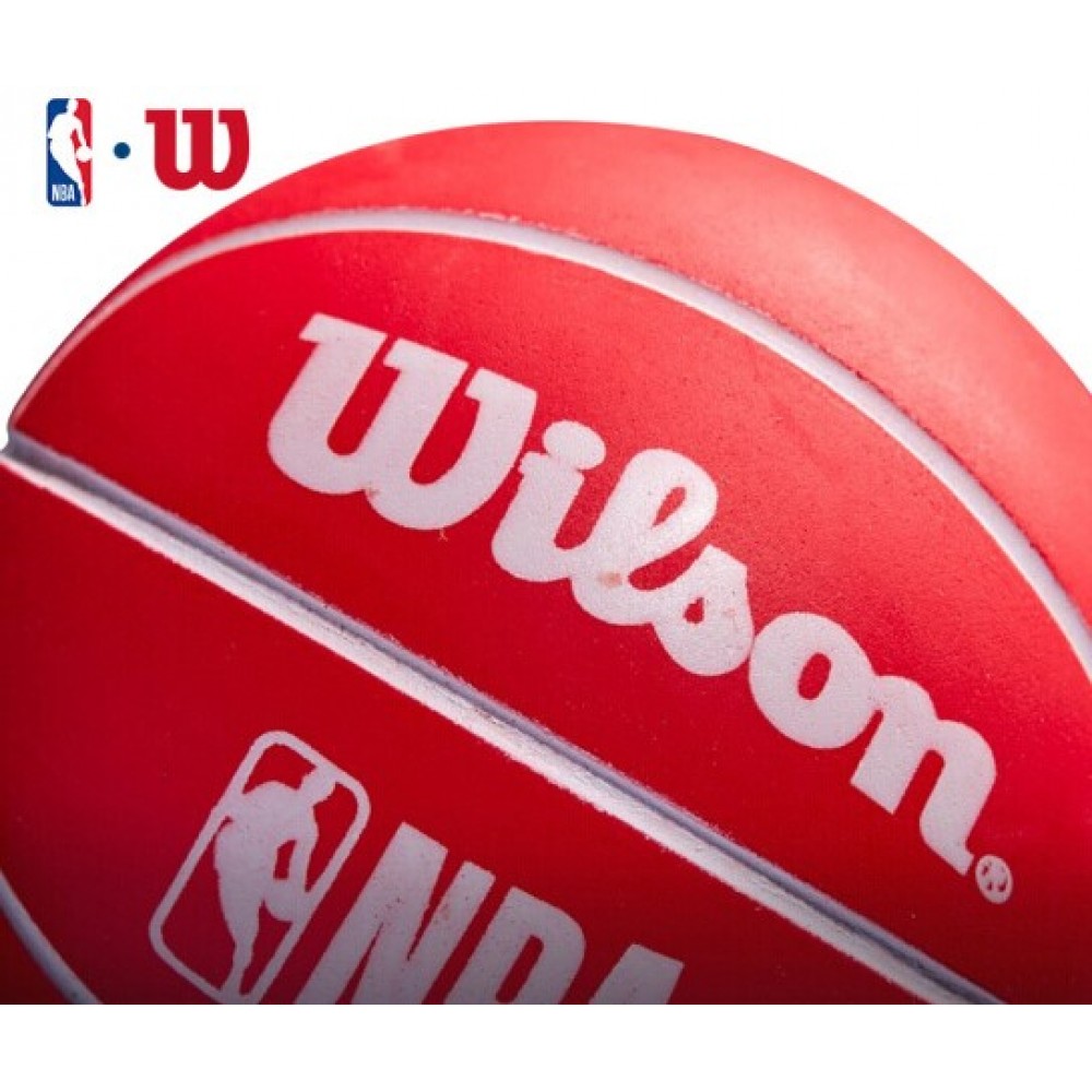 Міні-м'яч баскетбольний для дриблінгу Wilson NBA Dribbler Chicago Bulls 6 см (WTB1100PDQCHI)
