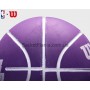 Міні-м'яч баскетбольний для дриблінгу Wilson NBA Dribbler Los Angeles Lakers 6 см (WTB1100PDQLAL)