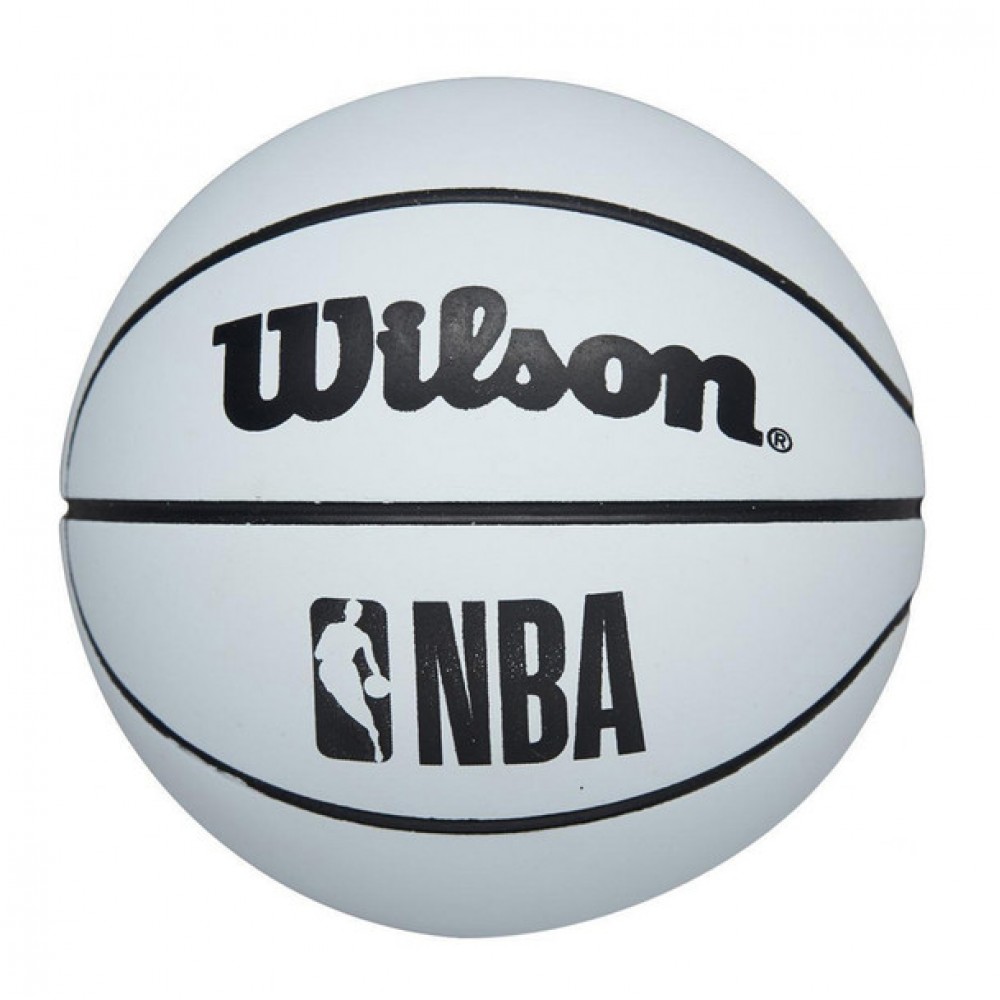 Міні-м'яч баскетбольний для дриблінгу Wilson NBA Dribbler 6 см (WTB1100PDQNBA)