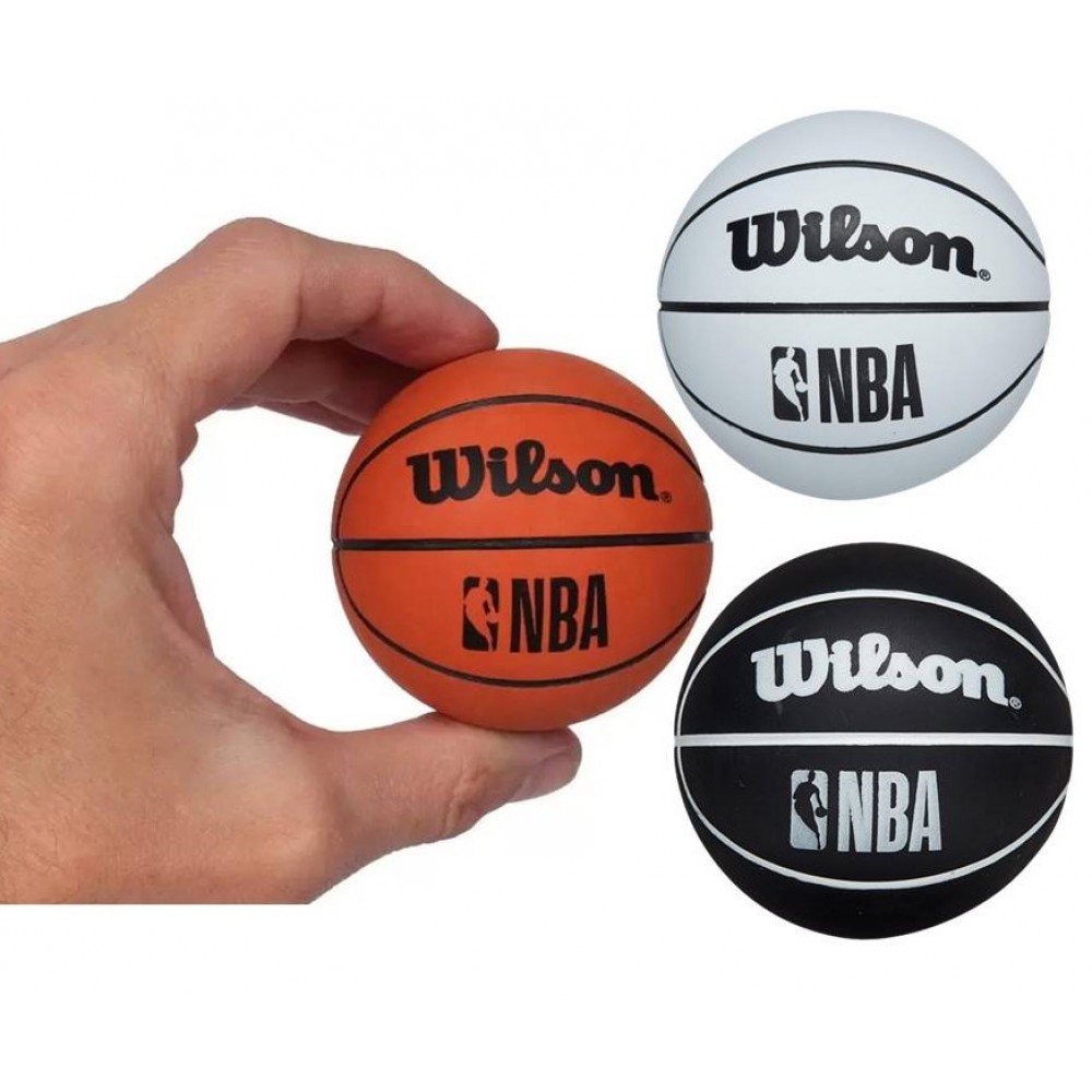 Міні-м'яч баскетбольний для дриблінгу Wilson NBA Dribbler 6 см (WTB1100PDQNBA)
