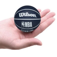 Міні-м'яч баскетбольний для дриблінгу Wilson NBA Dribbler New Orleans Pelicans 6 см (WTB1100PDQNO)