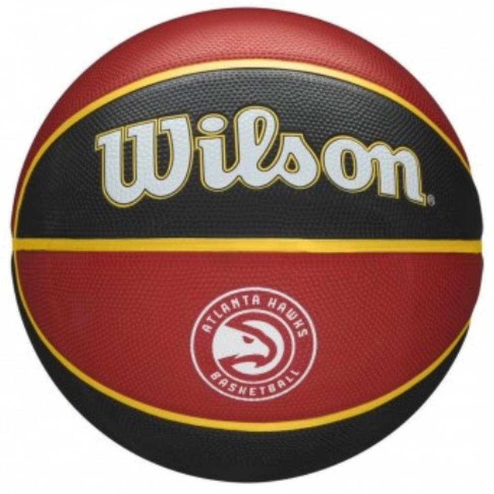 М'яч баскетбольний Wilson NBA Atlanta Hawks Outdoor розмір 7 гумовий (WTB1300XBATL)