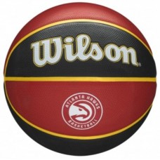 М'яч баскетбольний Wilson NBA Atlanta Hawks Outdoor розмір 7 гумовий (WTB1300XBATL)