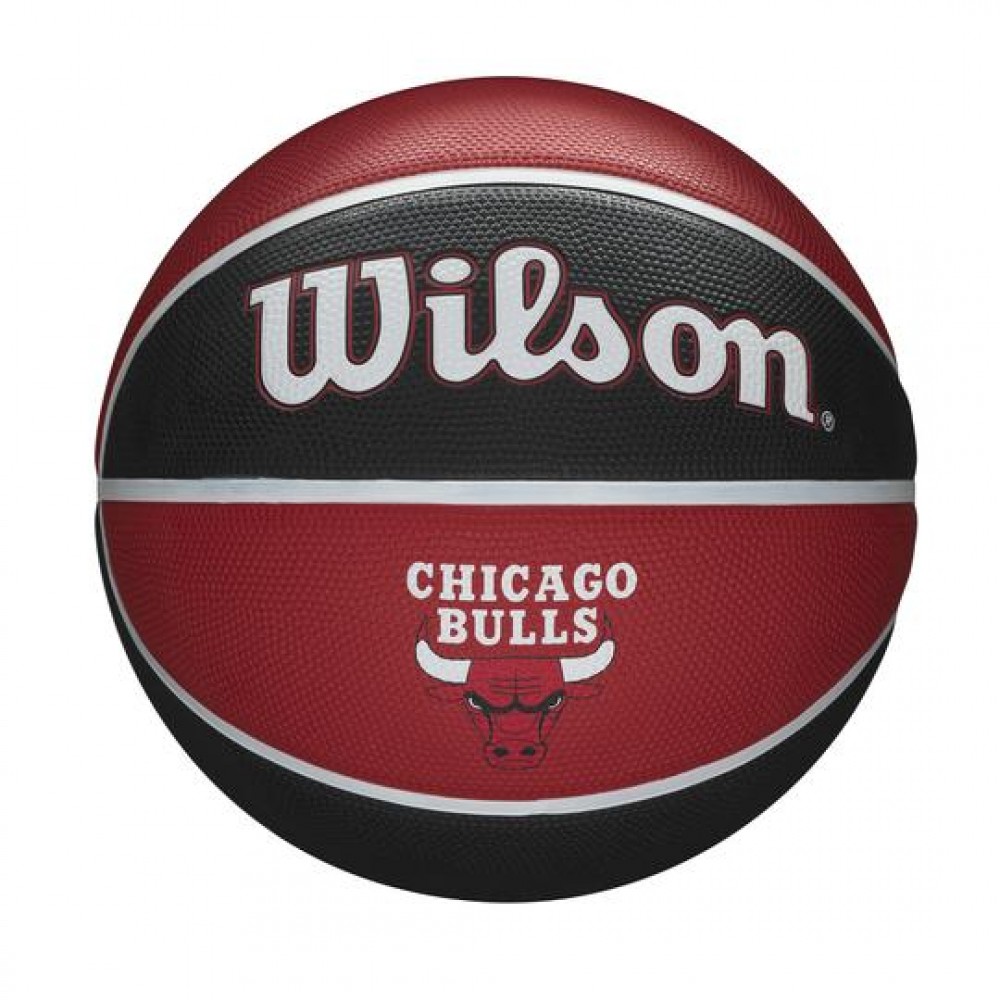 М'яч баскетбольний Wilson NBA Chicago Bulls Outdoor розмір 7 гумовий (WTB1300XBCHI)