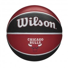 М'яч баскетбольний Wilson NBA Chicago Bulls Outdoor розмір 7 гумовий (WTB1300XBCHI)