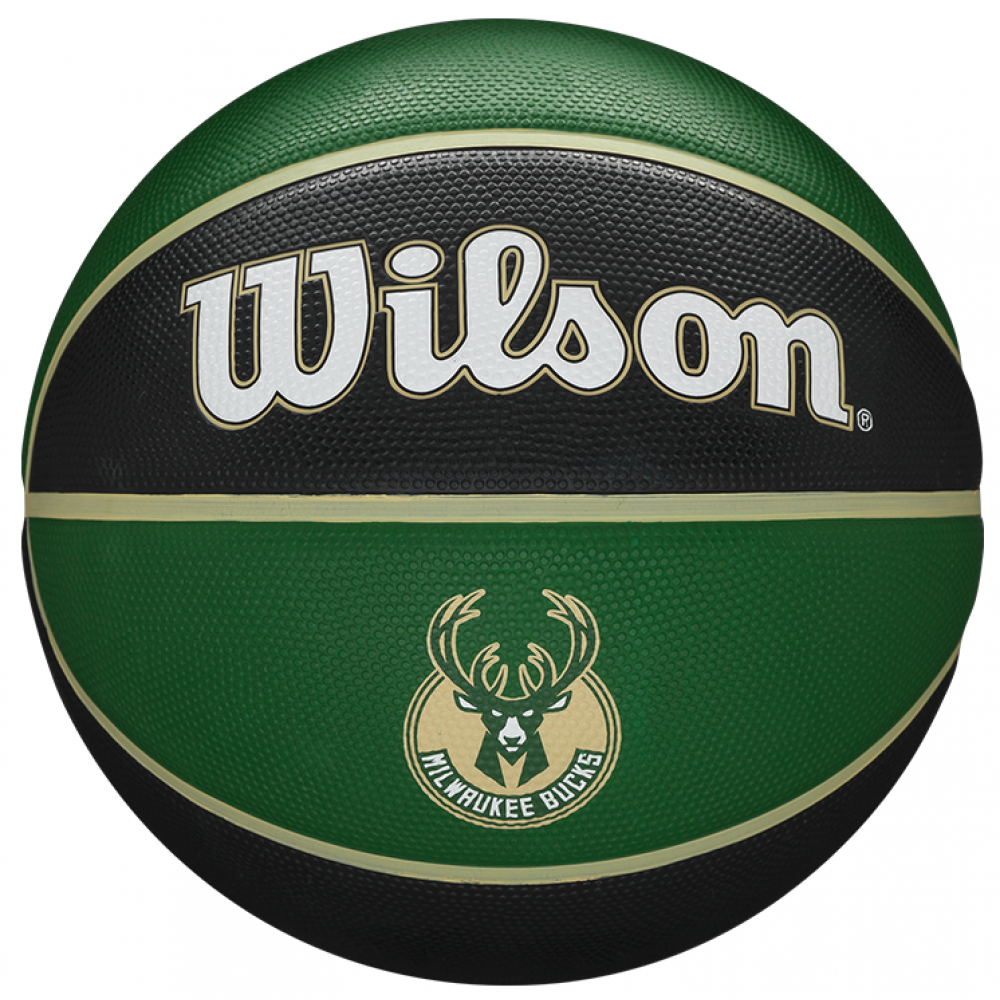 М'яч баскетбольний Wilson NBA Milwaukee Bucks Outdoor розмір 7 гумовий (WTB1300XBMIL)