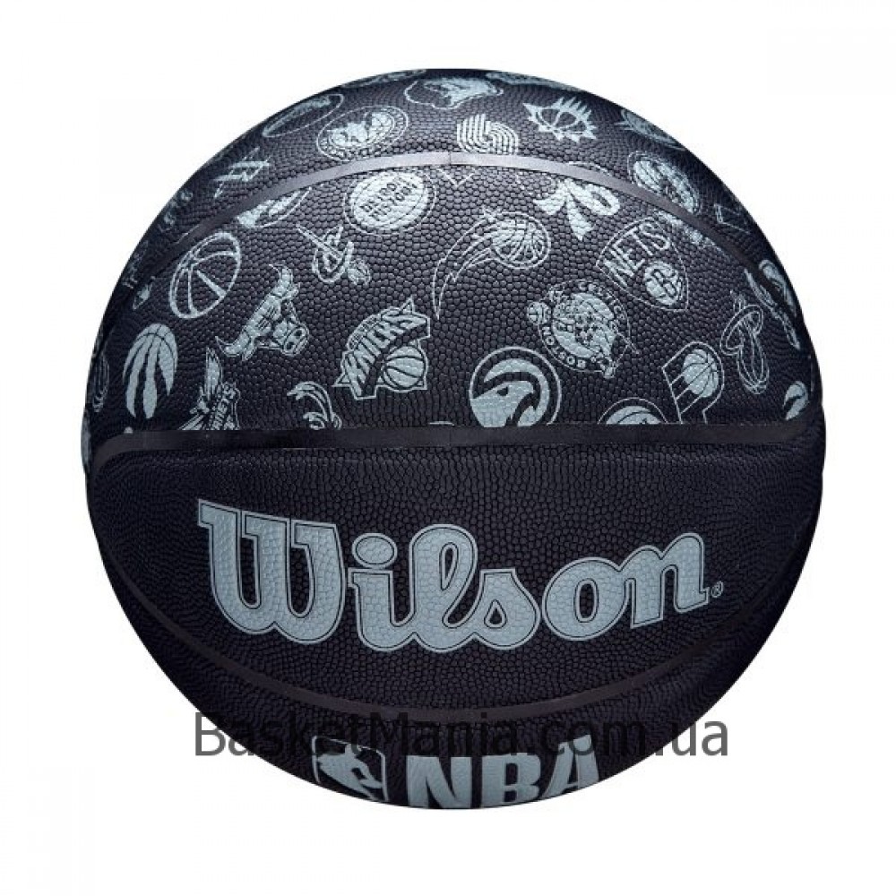 М'яч баскетбольний Wilson NBA All Team BSKT BL розмір 7 композитна шкіра (WTB1300XBNBA)