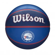 М'яч баскетбольний Wilson NBA Philadelphia 76ers Outdoor розмір 7 гумовий (WTB1300XBPHI)