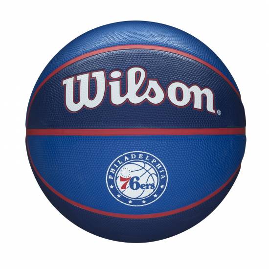 М'яч баскетбольний Wilson NBA Philadelphia 76ers Outdoor розмір 7 гумовий (WTB1300XBPHI)