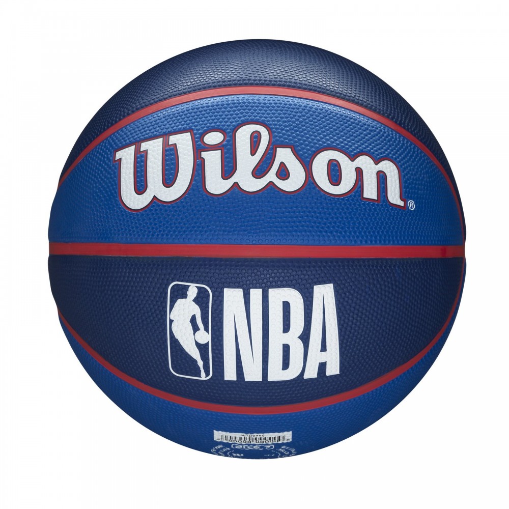 М'яч баскетбольний Wilson NBA Philadelphia 76ers Outdoor розмір 7 гумовий (WTB1300XBPHI)