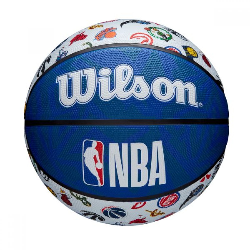 Баскетбольний м'яч Wilson NBA All Team Outdoor р 7 вуличний оригінал (WTB1301XBNBA) 