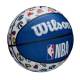 М'яч баскетбольний Wilson NBA All Team Outdoor розмір 7 гумовий (WTB1301XBNBA) 