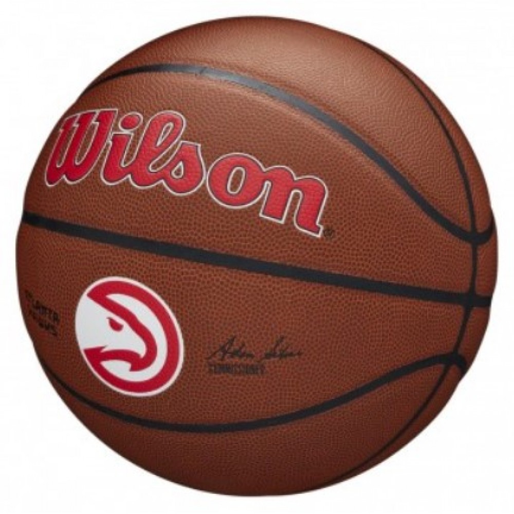 М'яч баскетбольний Wilson NBA Team Alliance Composite Atlanta Hawks розмір 7 композитна шкіра (WTB3100XBATL)