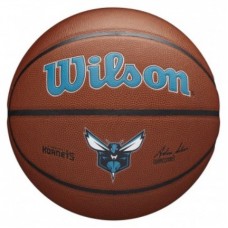 М'яч баскетбольний Wilson NBA Team Alliance Composite Charlotte Hornets розмір 7 композитна шкіра (WTB3100XBCHA)