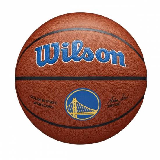 М'яч баскетбольний Wilson NBA Team Composite Golden State Warriors розмір 7 композитна шкіра (WTB3100XBGOL)