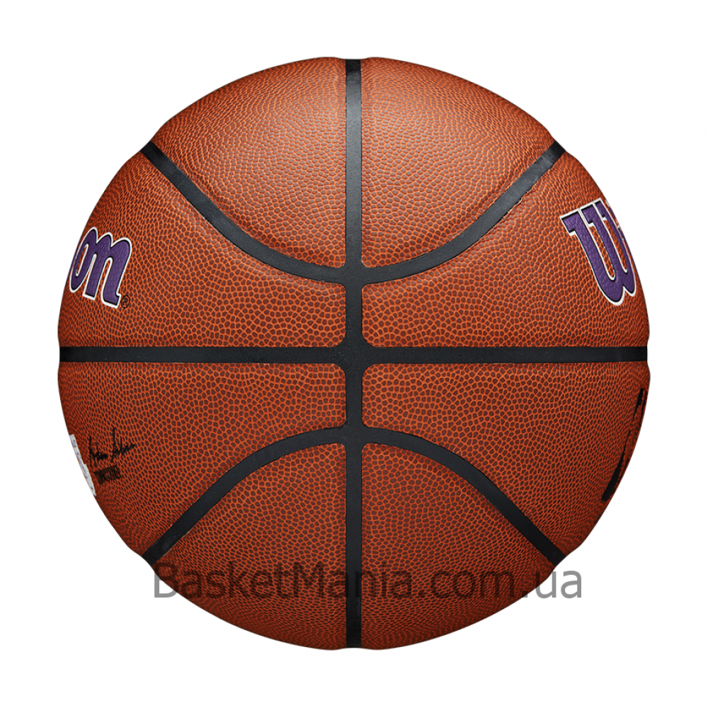 М'яч баскетбольний Wilson NBA Team Composite Los Angeles Lakers розмір 7 композитна шкіра (WTB3100XBLAL)