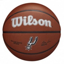 М'яч баскетбольний Wilson NBA Team Alliance San Antonio Spurs розмір 7 композитна шкіра (WTB3100XBSAN)