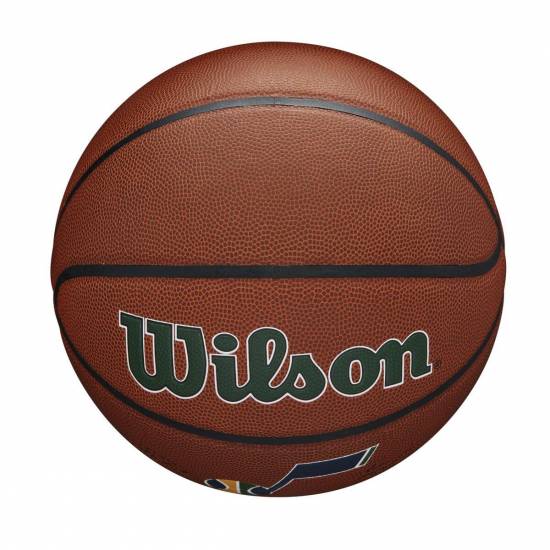 М'яч баскетбольний Wilson NBA Team Composite Utah Jazz (Юта Джаз) розмір 7 композитна шкіра (WTB3100XBUTA)