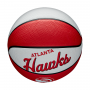 Міні-м'яч баскетбольний Wilson Team Retro Mini Atlanta Hawks розмір 3 (WTB3200XBATL)