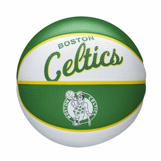 Мини-мяч баскетбольный Wilson Team Retro Boston Celtics размер 3 (WTB3200XBBOS)