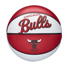 Міні-м'яч баскетбольний Wilson Team Retro Mini Chicago Bulls розмір 3 (WTB3200XBCHI)