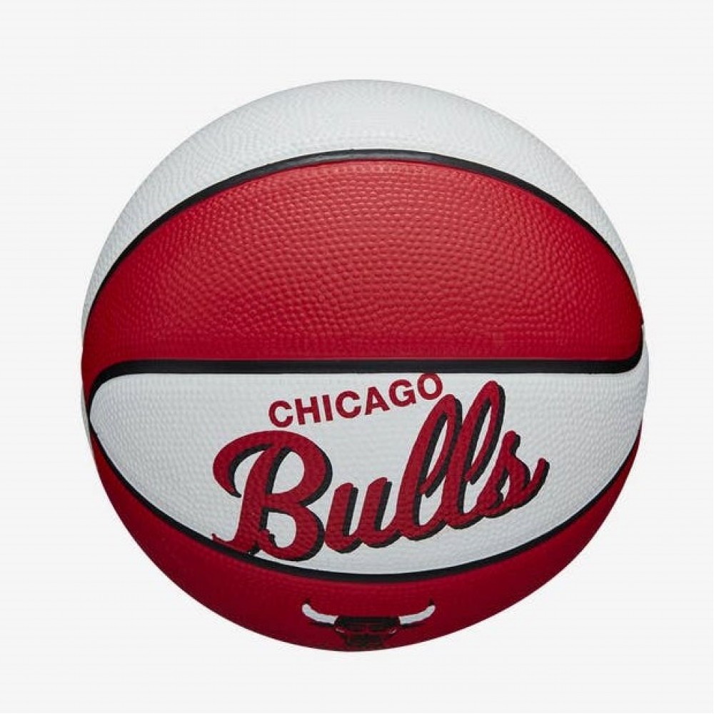 Міні-м'яч баскетбольний Wilson Team Retro Mini Chicago Bulls розмір 3 (WTB3200XBCHI)