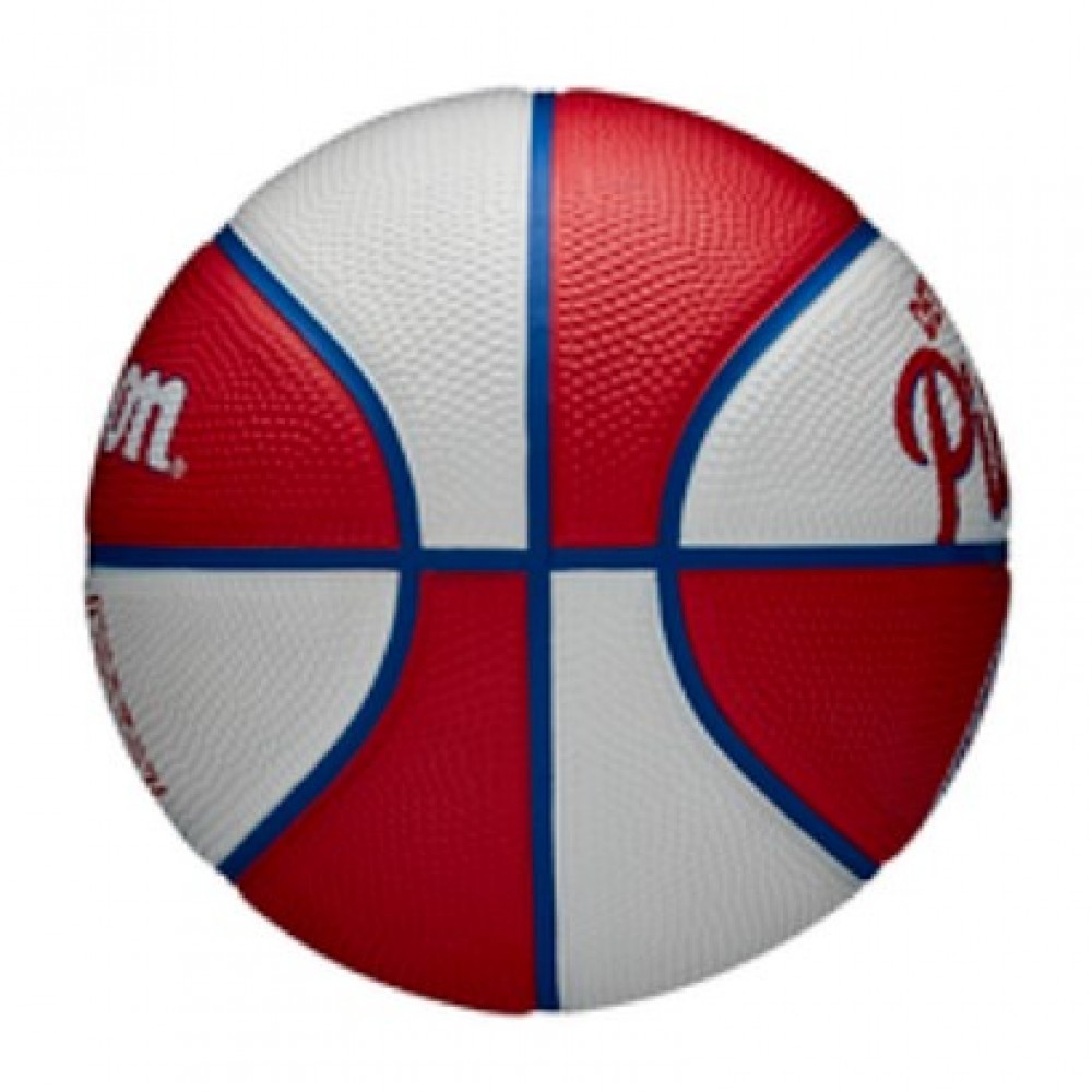Міні-м'яч баскетбольний Wilson Team Retro Mini Detroit Pistons розмір 3 (WTB3200XBDET)