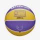 Мини-мяч баскетбольный Wilson Team Retro Los Angeles Lakers размер 3 (WTB3200XBLAL)