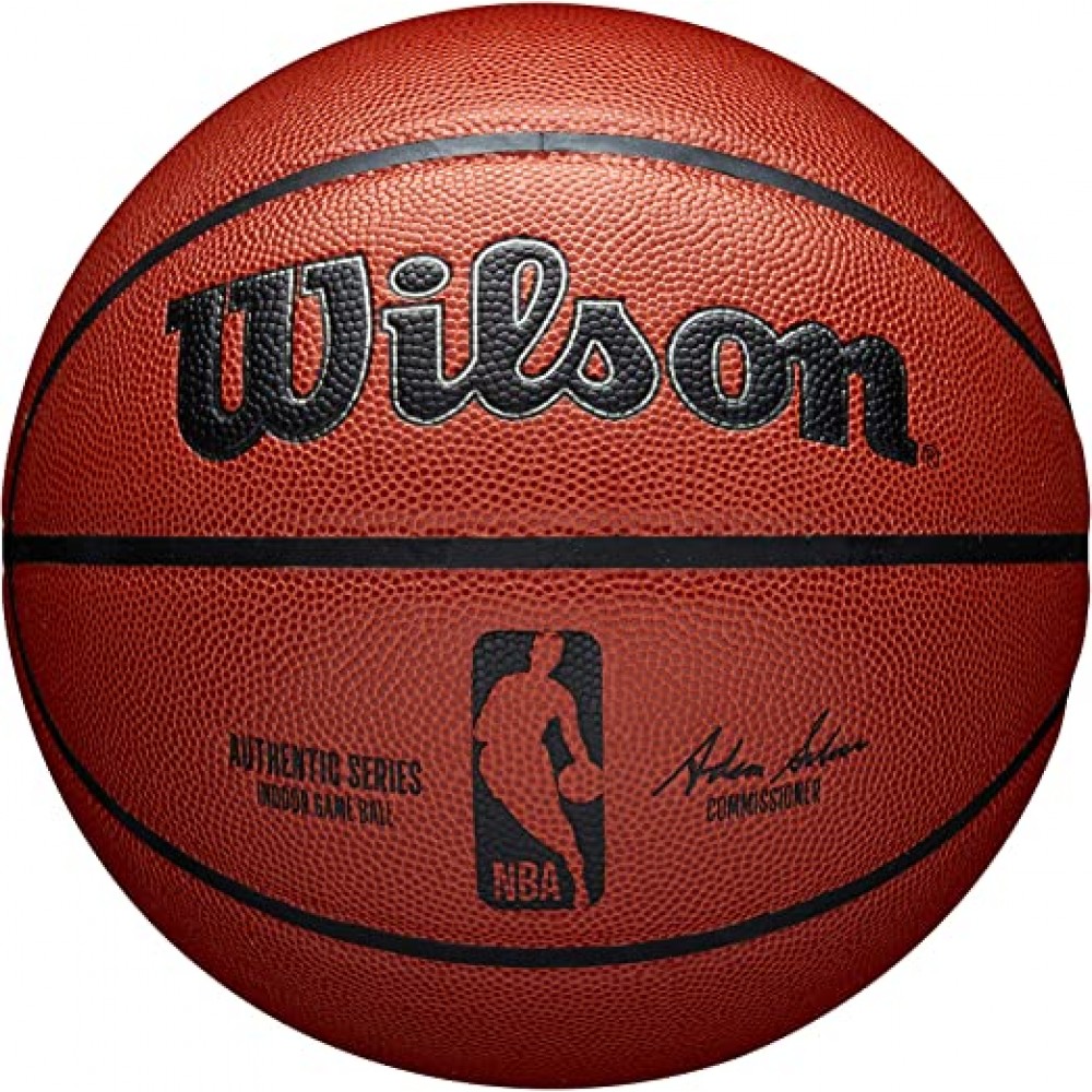 М'яч баскетбольний Wilson NBA Authentic Indoor Competition Game Ball розмір 7 композитна шкіра (WTB7100EC7)