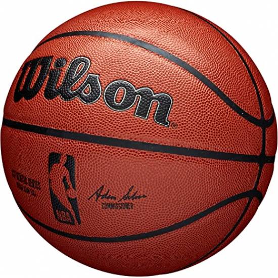 М'яч баскетбольний Wilson NBA Authentic Indoor Competition Game Ball розмір 7 композитна шкіра (WTB7100EC7)