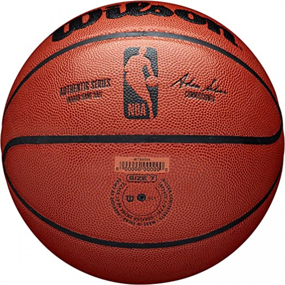 М'яч баскетбольний Wilson NBA Authentic Indoor Competition Game Ball розмір 7 композитна шкіра (WTB7100EC7)