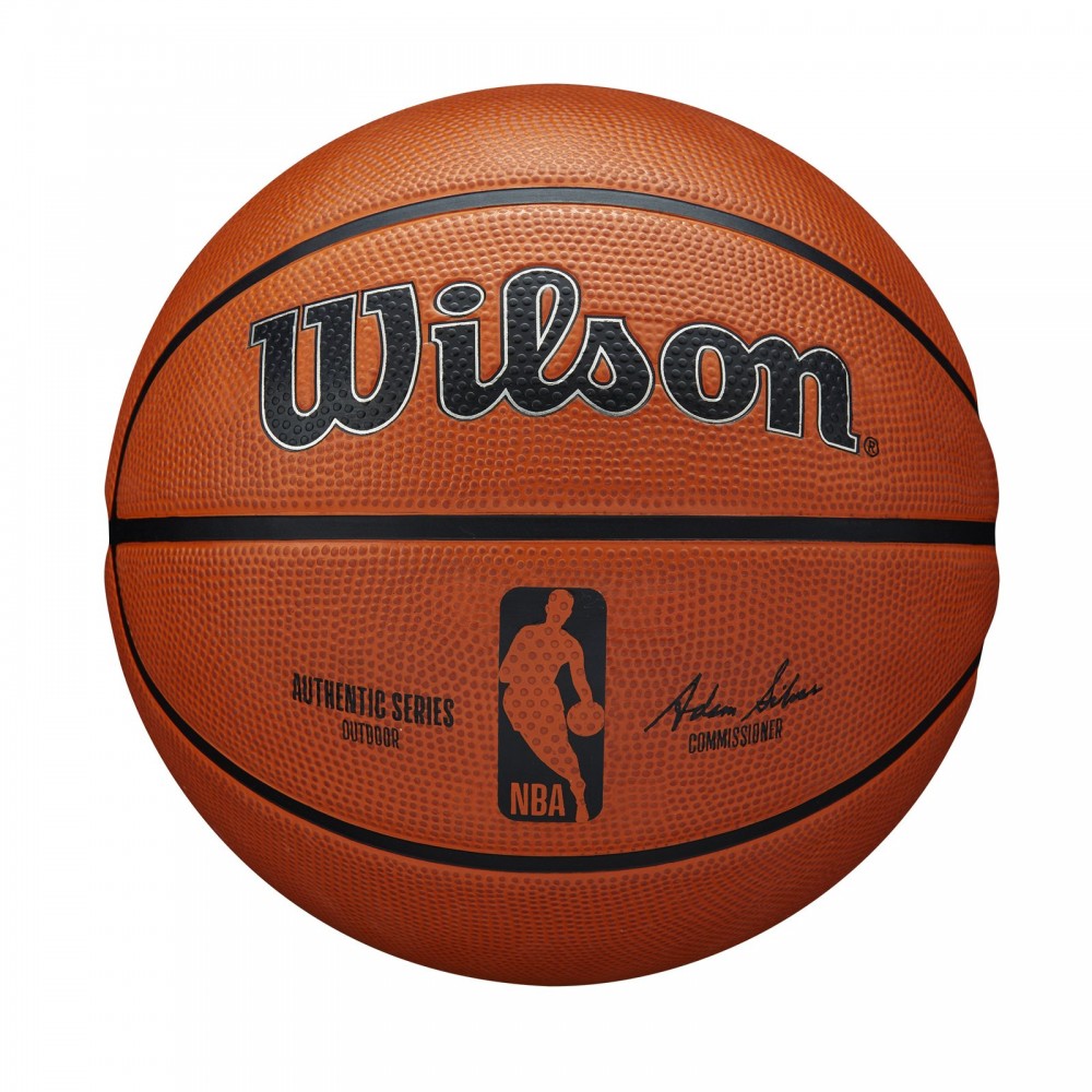 М'яч баскетбольний Wilson NBA Authentic Series Outdoor розмір 5, 6, 7 гумовий (WTB7300XB07)