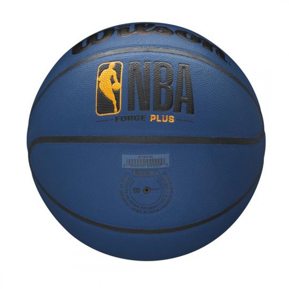 М'яч баскетбольний Wilson NBA Forge Plus Deep Navy розмір 7 композитна шкіра (WTB8102XB07)