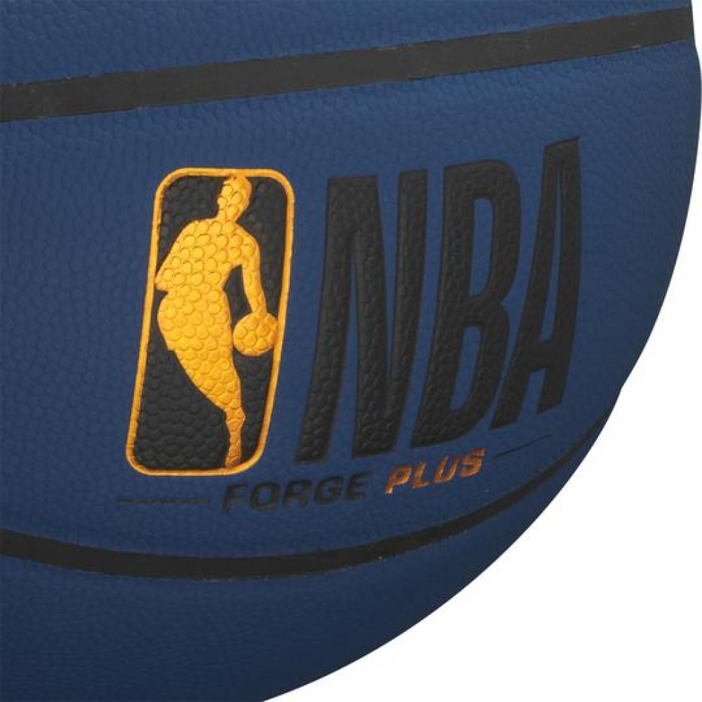 М'яч баскетбольний Wilson NBA Forge Plus Deep Navy розмір 7 композитна шкіра (WTB8102XB07)