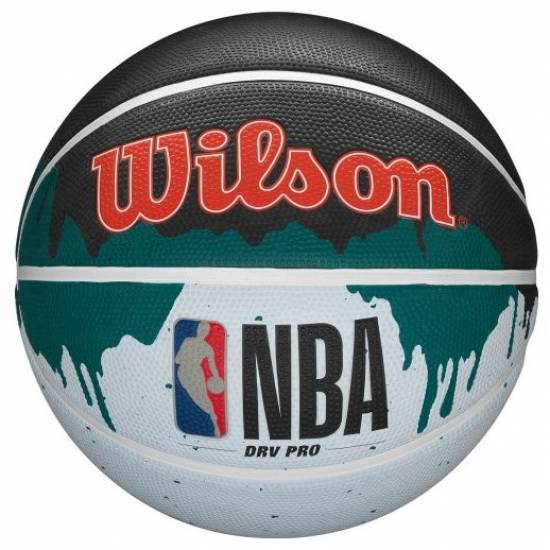 М'яч баскетбольний Wilson NBA DRV Pro Drip BSKT Royal розмір 7 гумовий для гри на вулиці-залі (WTB9101XB07)