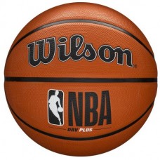 М'яч баскетбольний Wilson NBA DRV Plus розмір 5, 6, 7 гумовий для гри на вулиці-залі (WTB9200XB07)