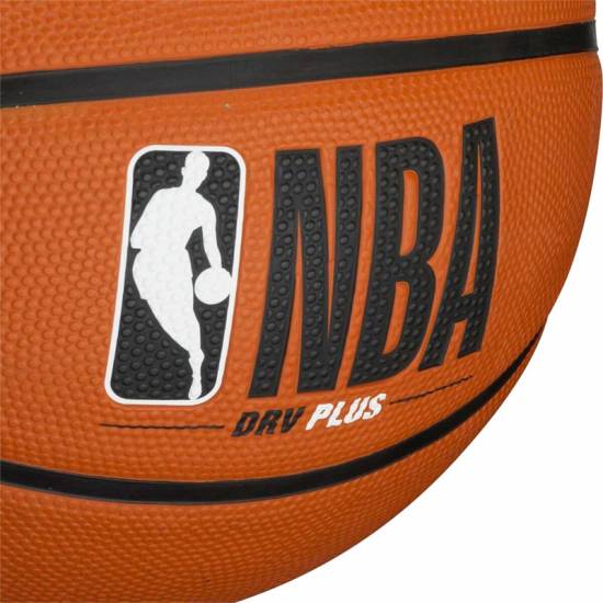 М'яч баскетбольний Wilson NBA DRV Plus розмір 5, 6, 7 гумовий для гри на вулиці-залі (WTB9200XB07)