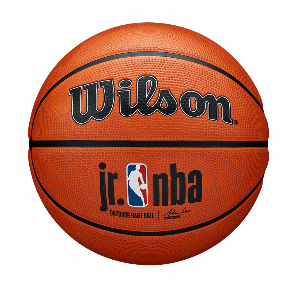 М'яч баскетбольний Wilson Junior NBA Authentic Series Outdoor розмір 5, 6 гумовий (WTB9600XB06)