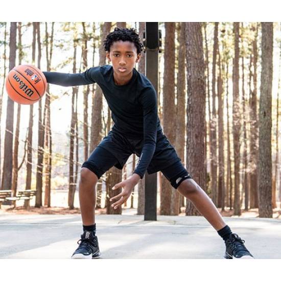 М'яч баскетбольний Wilson Junior NBA Authentic Indoor Outdoor розмір 6, 7 композитна шкіра (WTB9700XB07)