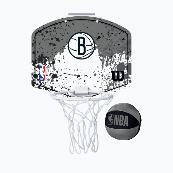 Міні-щит дитячий баскетбольний Wilson NBA Team Mini Hoop Brooklyn Nets (WTBA1302BRO)